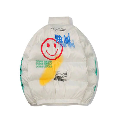 Smiley Face Puffer Jacket