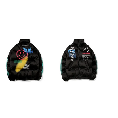 Smiley Face Puffer Jacket