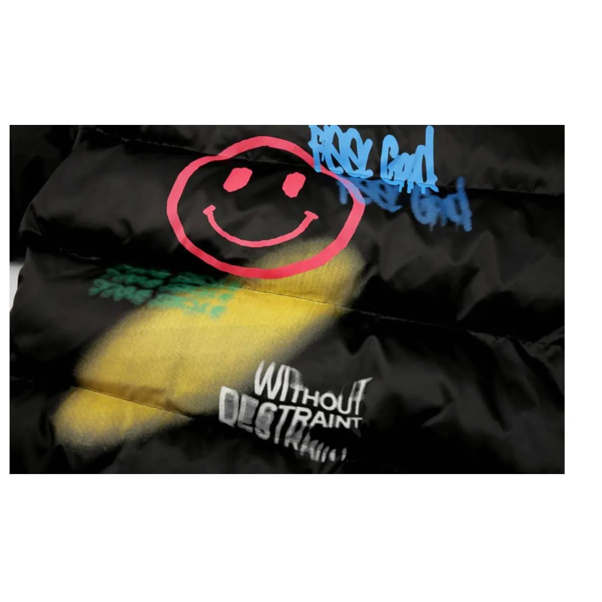 Smiley Face Puffer Jacket