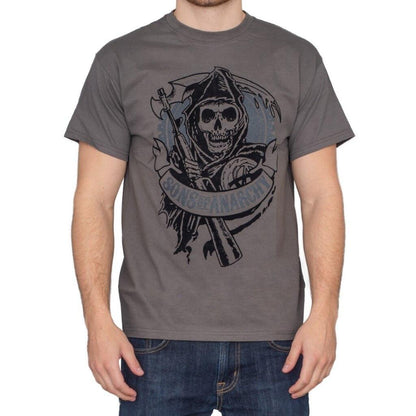 SOA Velvet Flocked Gear Logo T-Shirt