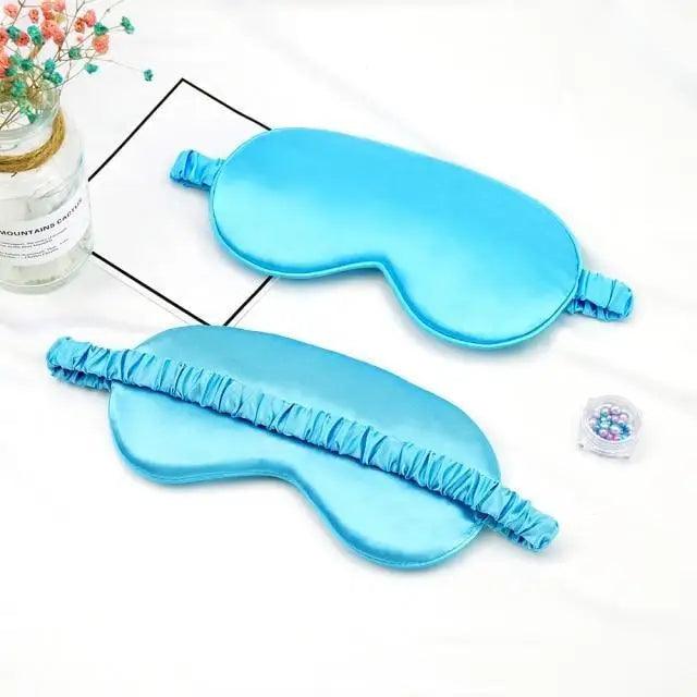 Soft  Silk Sleep Eye Mask Portable Travel Eye Patch Nap Eye Patch Super Smooth Eye Mask Eye Cover Sleeping Mask Night