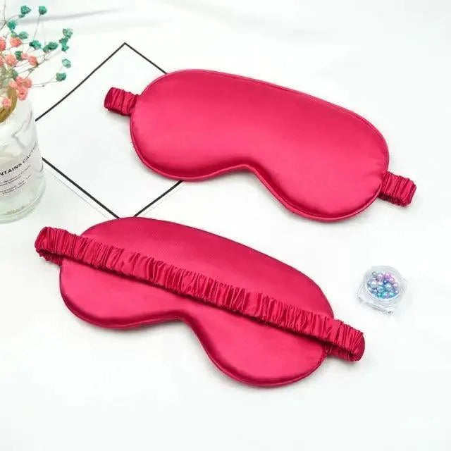 Soft  Silk Sleep Eye Mask Portable Travel Eye Patch Nap Eye Patch Super Smooth Eye Mask Eye Cover Sleeping Mask Night