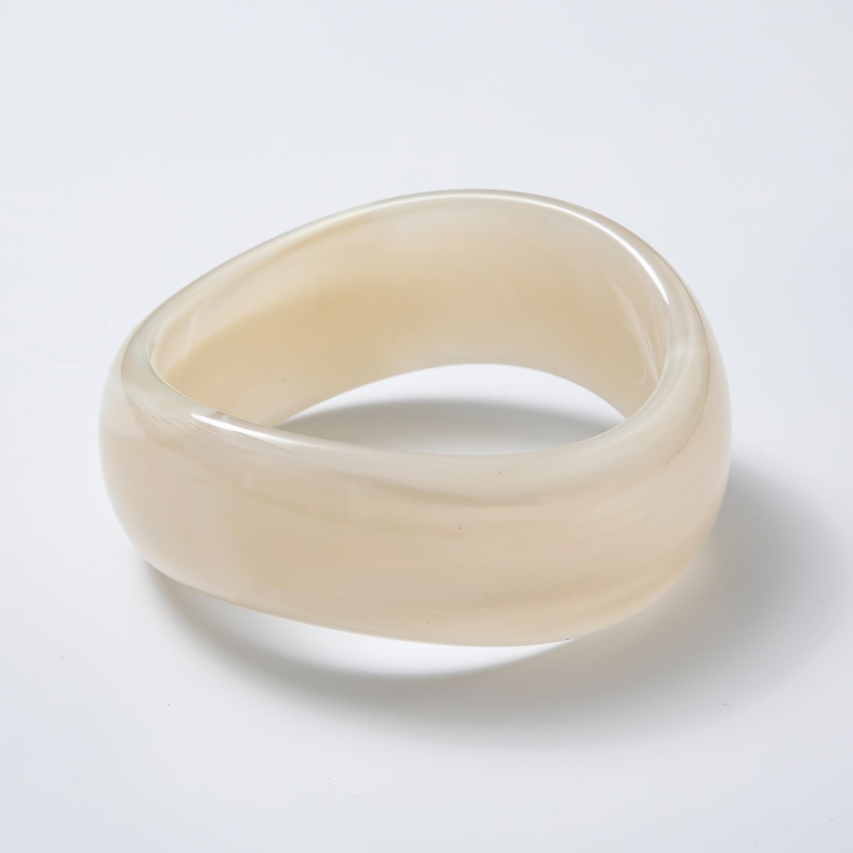 Solid Resin Acrylic Geometric Wide Bangle Bracelet | WA-3384 ~ WA-3393