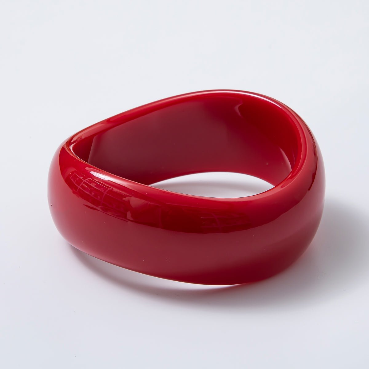 Solid Resin Acrylic Geometric Wide Bangle Bracelet | WA-3384 ~ WA-3393