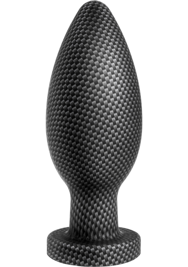 Spark Silicone Butt Plug Small Carbon Fiber