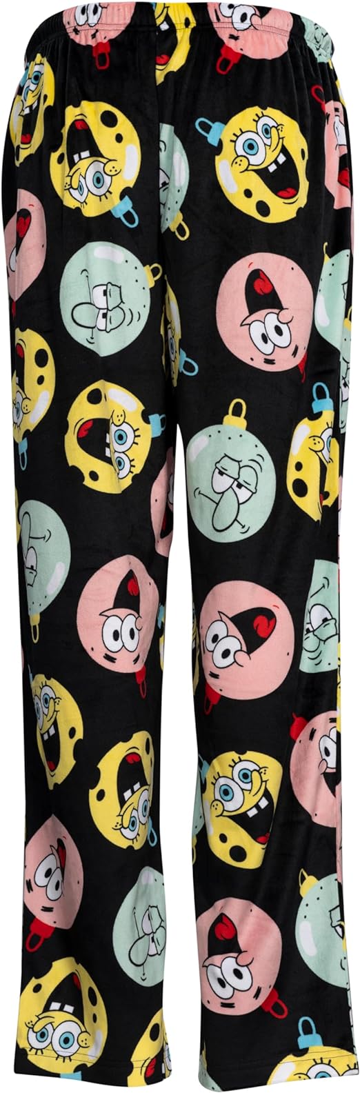 Spongebob Ornaments Balls Black Lounge Pants