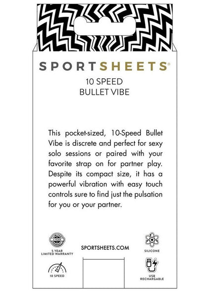 Sport Sheets Merge Collection 10 Speed Bullet Vibrator
