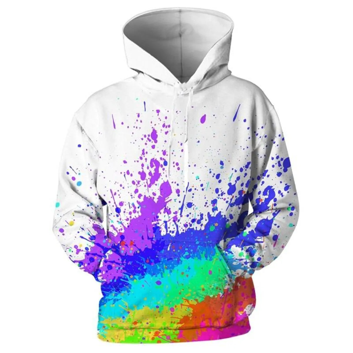 3D Spray Paint Printed Hoodie