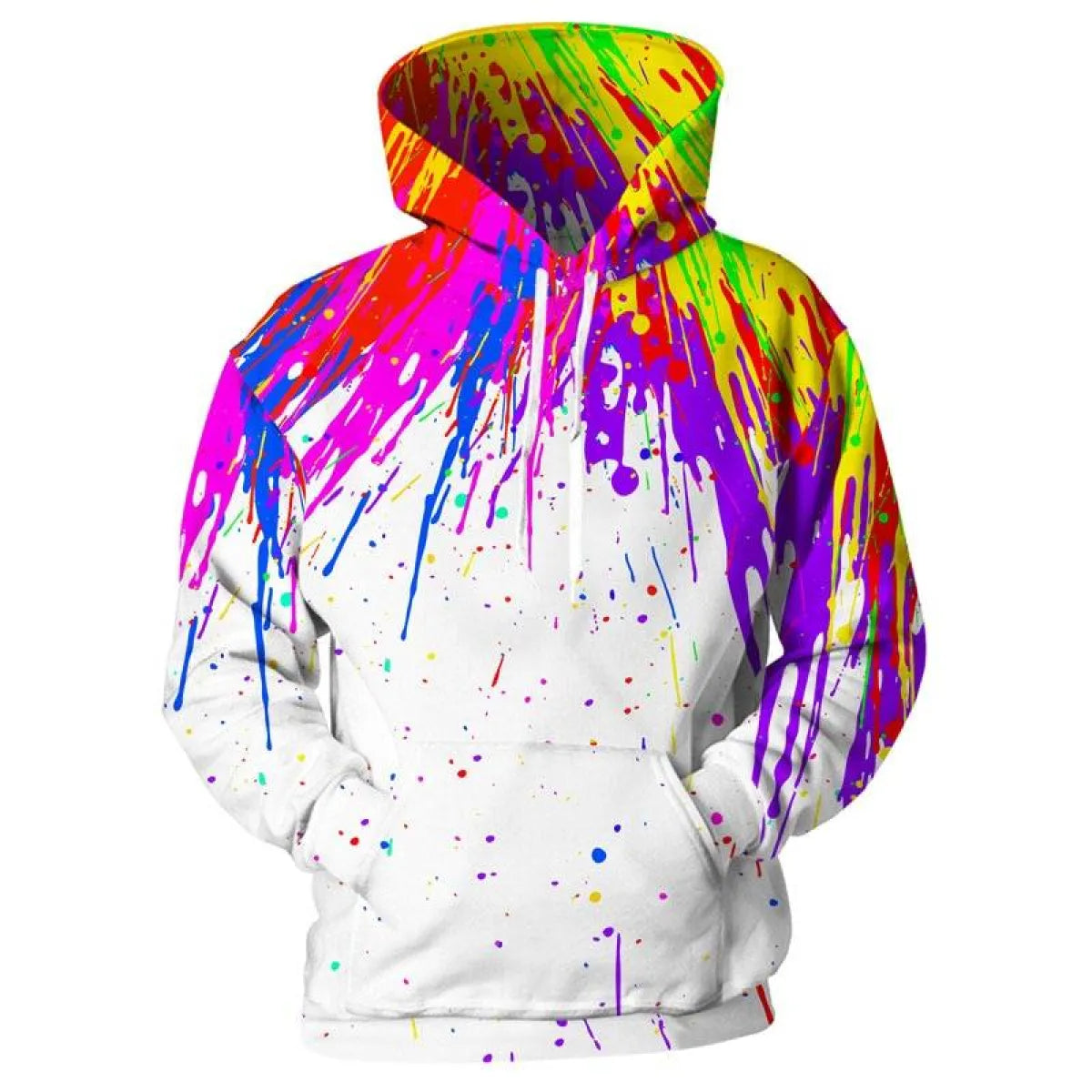 3D Spray Paint Printed Hoodie