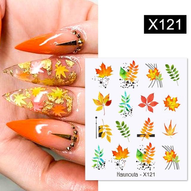 Spring Simple Green Theme Water Decal Sticker Flower Leaf Tree Summer Slider For Manicuring Nail Art Watermarks Art Decoration Manicure Tools Nail Watermark Decals iridescent Decoration Nail Self-Adhesive Decals Nail Stickers Water Transfer Fresh Nail