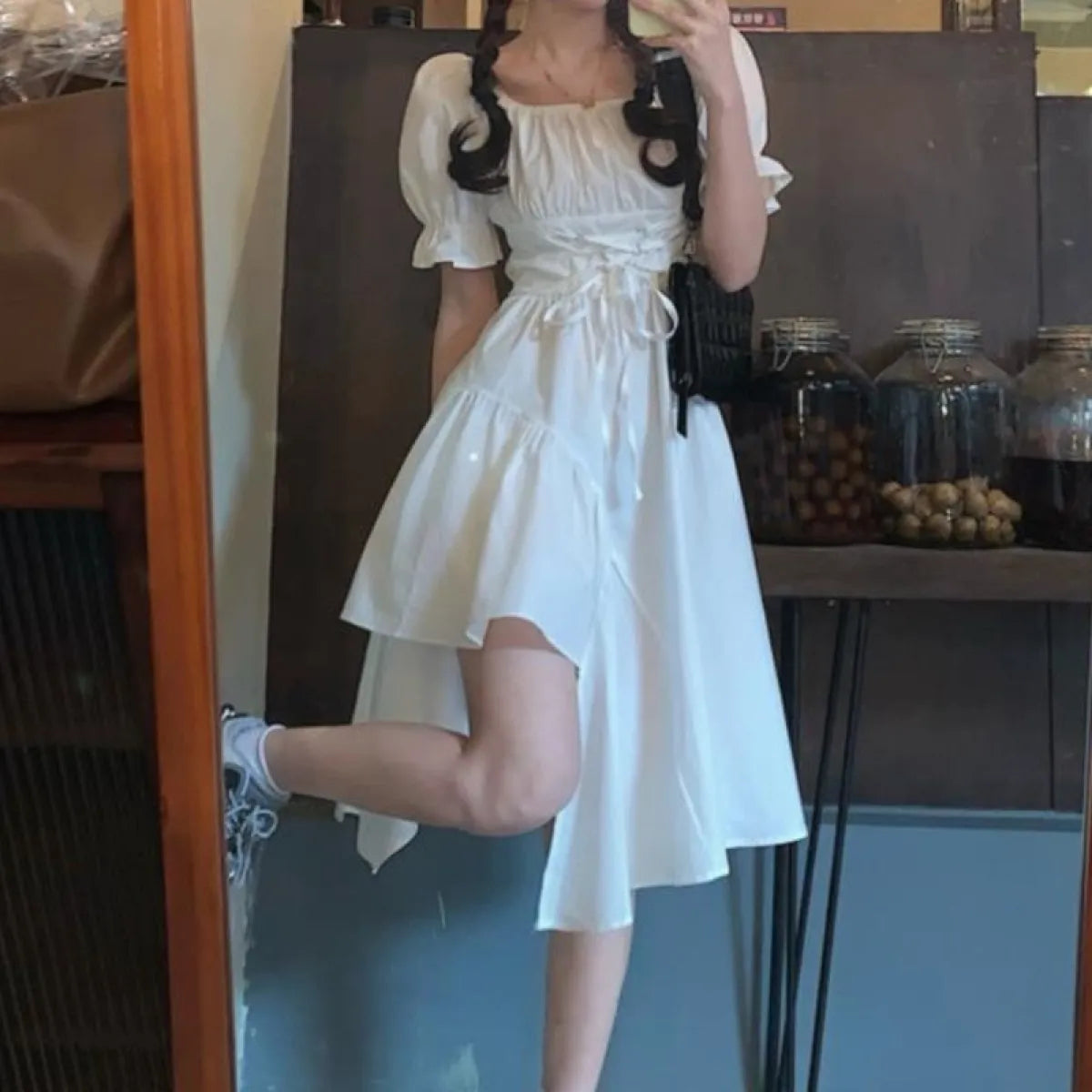 Kawaii Square Collar Dress
