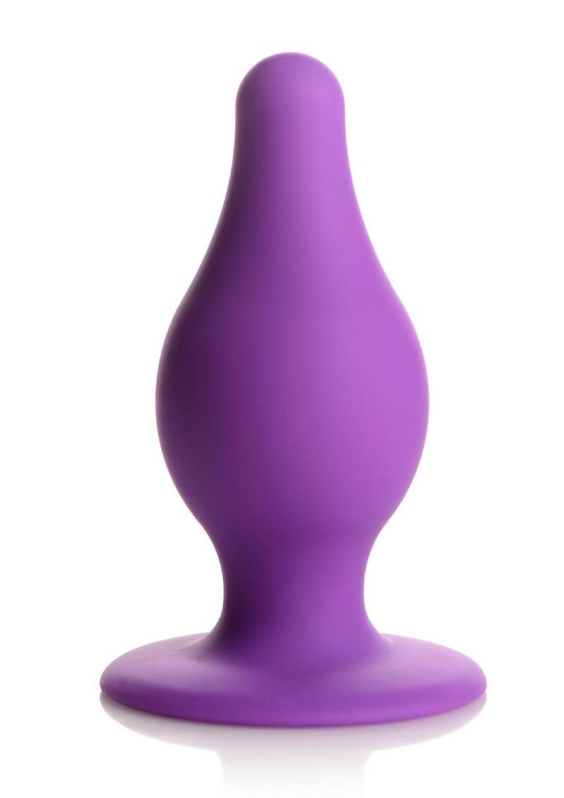Squeeze-It Squeezable Tapered Small Anal Plug Flexible Silicone
