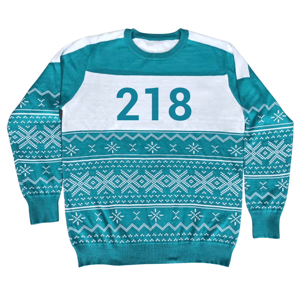 Squid Character Merry Squid-Mas Game Ugly Christmas Sweater