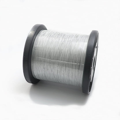 Stainless Steel 0.4mm Nylon Coated Flexible Wire Unfinished Chain Findings by Yard in Gold &amp; Silver | Roll-1546 Roll-1547