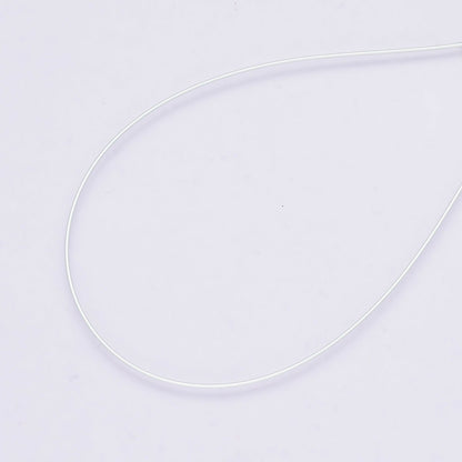 Stainless Steel 0.6mm Nylon Coated Flexible Wire Unfinished Chain Findings by Yard in Gold &amp; Silver | Roll-01854 ~ Roll-01855