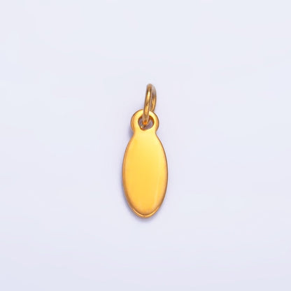 Stainless Steel 10mm Sphere Minimalist Logo Mini Charm Set by 10 Pieces | P649