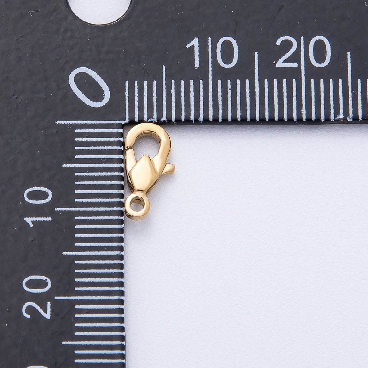 18K Gold PVD Stainless Steel 11mm Geometric Lobster Claw Clasps Closure Finding | Z1637
