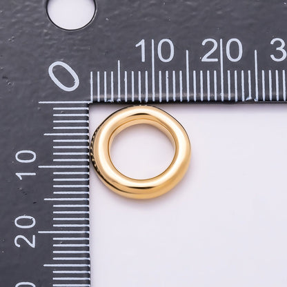 Stainless Steel 14mm Minimalist Round Link Pendant Findings | Findings-00175