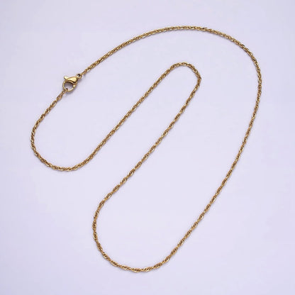 Stainless Steel 1.5mm Multiple Cable Unique 18 Inch Layering Chain Necklace | WA-2004 Clearance Pricing