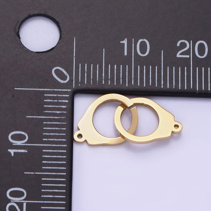 Stainless Steel 20mm Hand Cuff Minimalist Connector | Z688