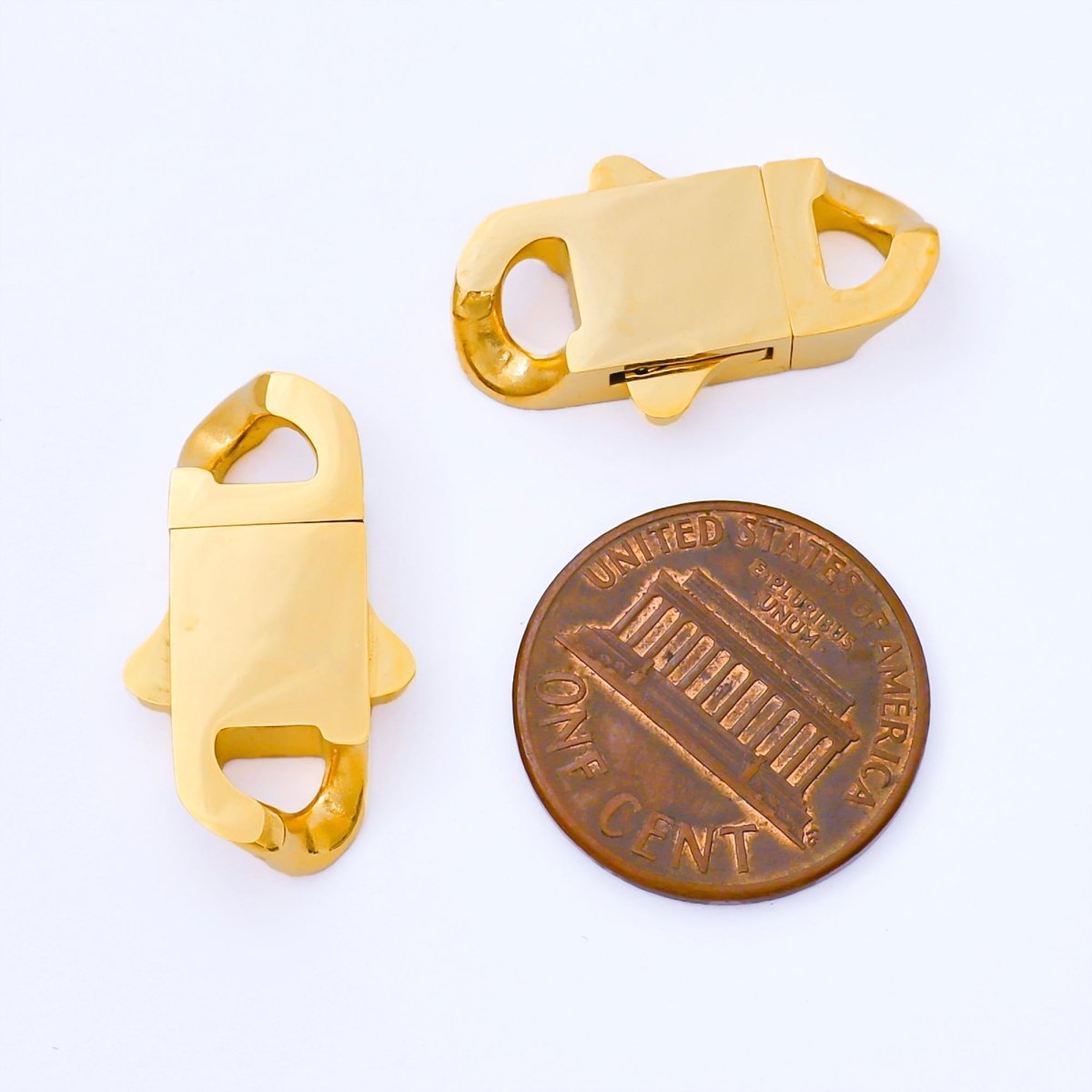 Stainless Steel 23mm, 19.5mm Minimalist Box Clasps Closure Finding | Z1331 Z1332