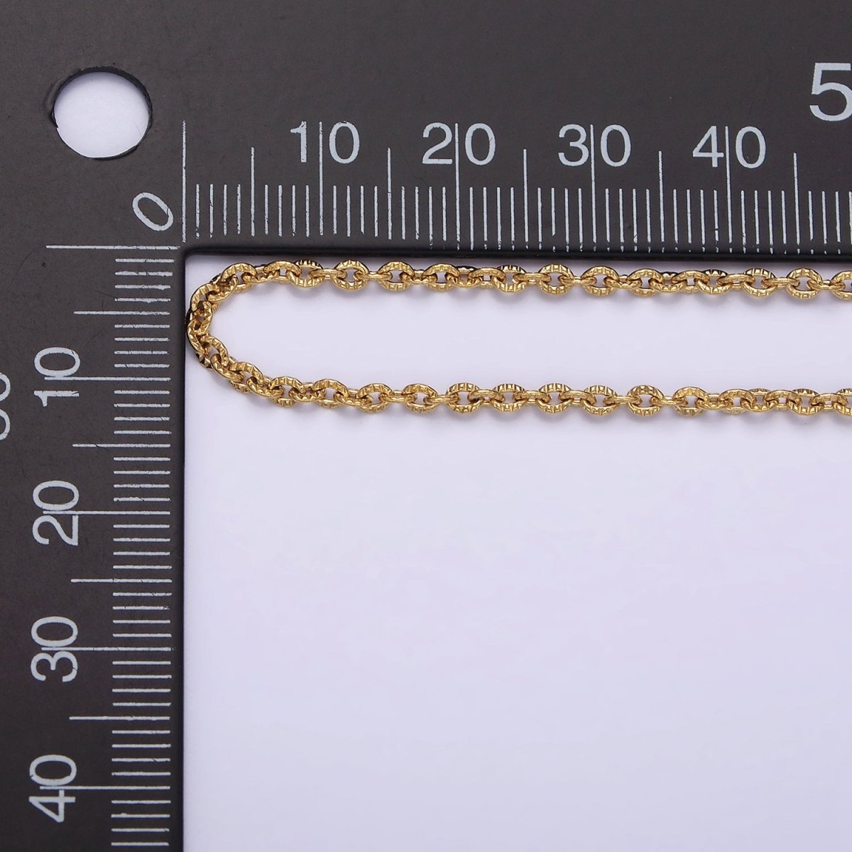 Stainless Steel 2mm Sunburst Cable 18 Inch Layering Chain Necklace in Gold &amp; Silver | WA-1994 WA-2107 Clearance Pricing