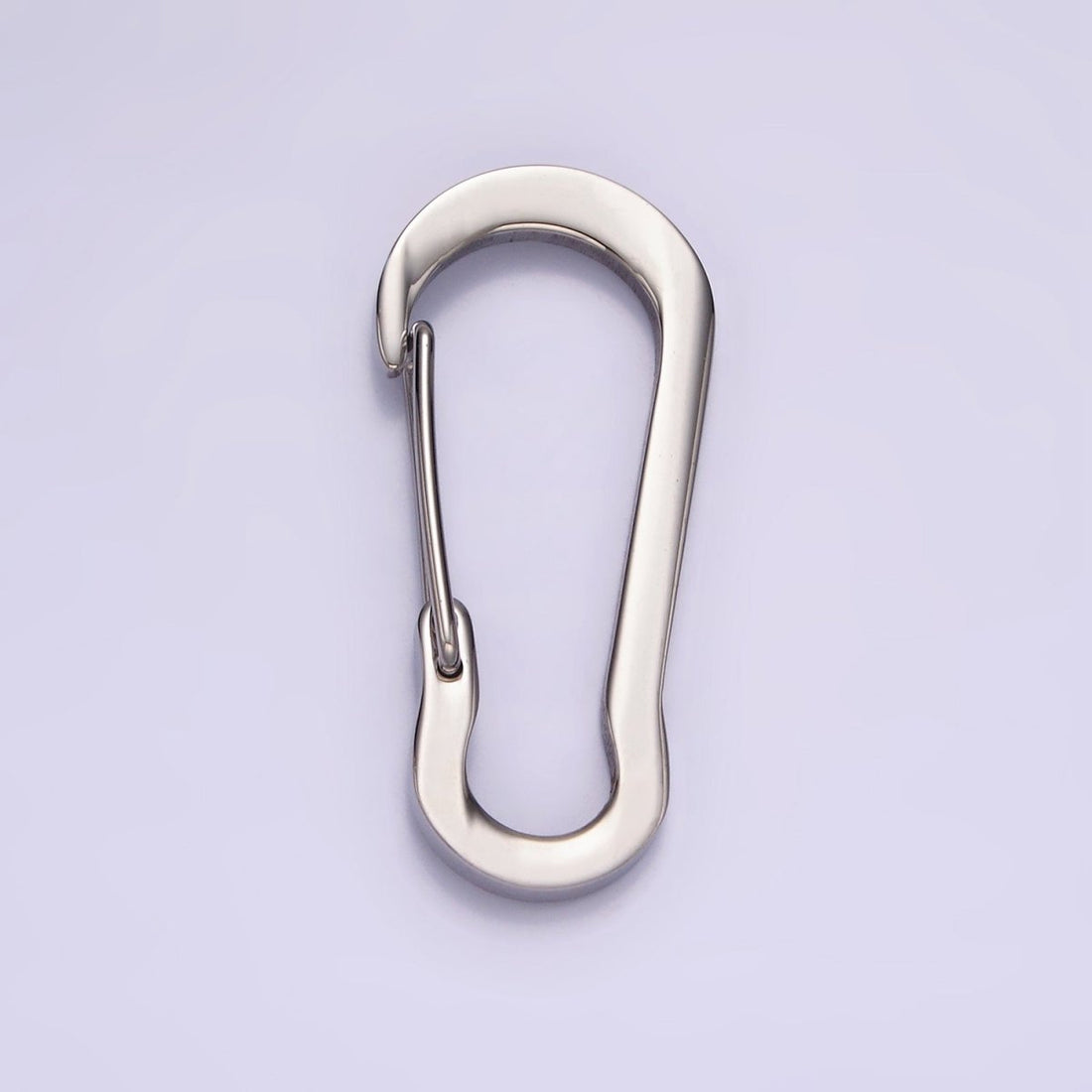 Stainless Steel 35mm, 30mm Curved Oblong Snap Hook Carabiner Findings Supply | Z557 Z558