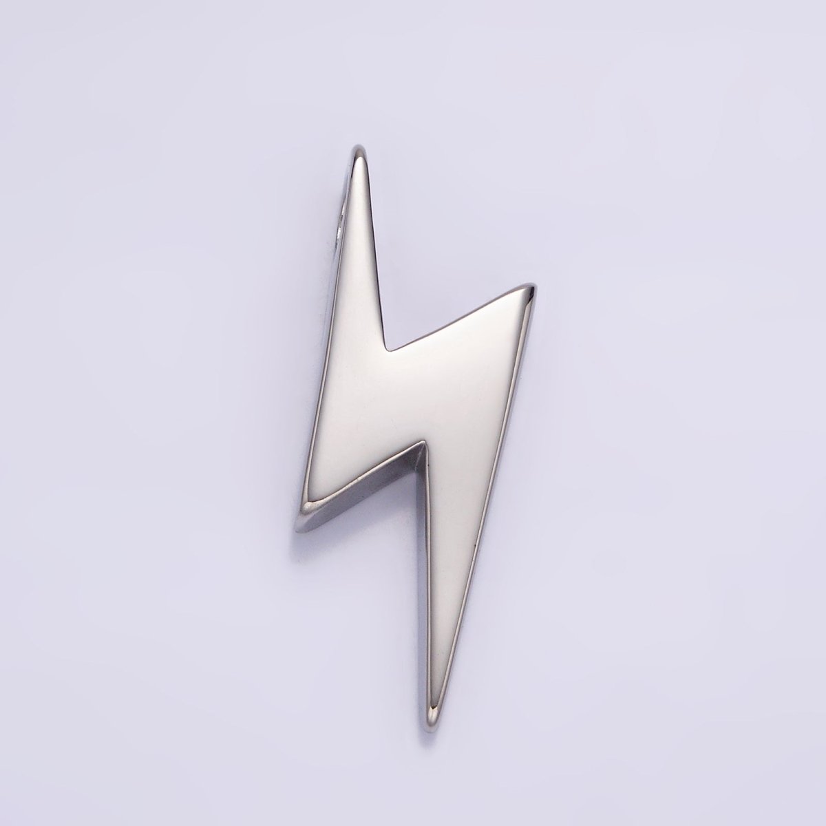 Stainless Steel 38mm Thunder Lightning Bolt Pendant in Gold &amp; Silver  P-612