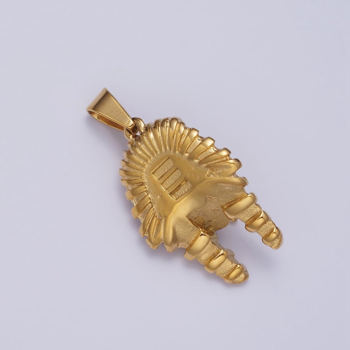 Stainless Steel 40mm Ancient Egyptian Mummy King Pharaoh Pendant in Gold &amp; Silver J-507 J-508