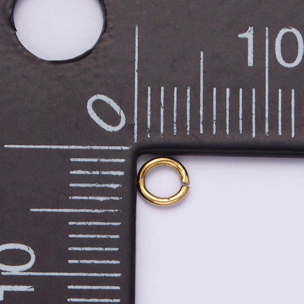 Stainless Steel 4mm x 1mm Jump Ring Pack Jewelry Making Findings Supply in Gold &amp; Silver | Z585 Z586