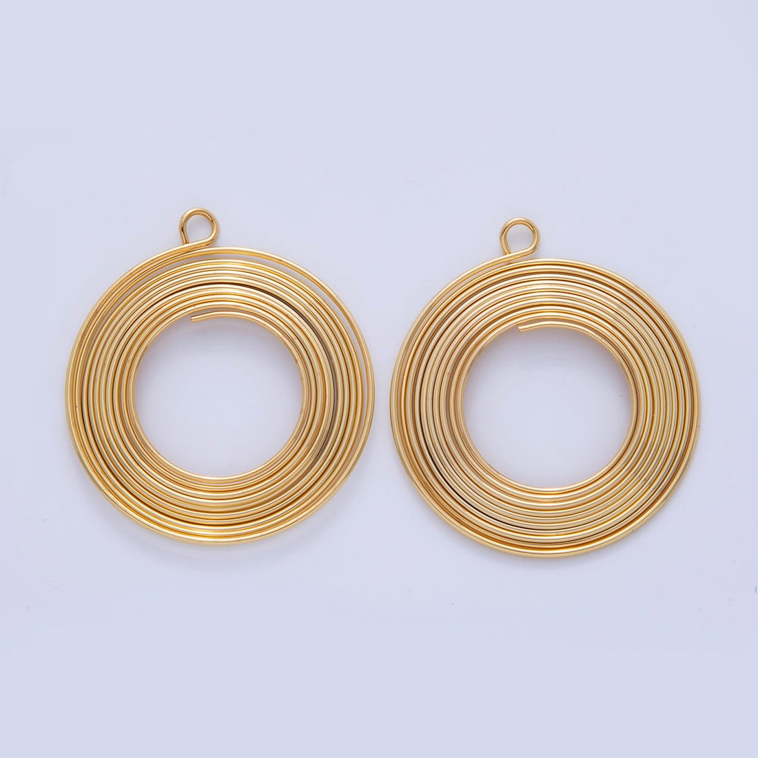 Stainless Steel 50mm Circular Wire Open Round Charm | Z1201