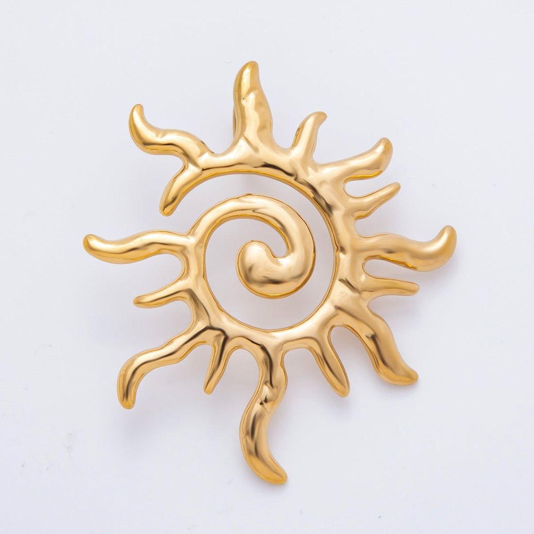 Stainless Steel 54mm Boho Celestial Tribal Sun Charm | AH-929