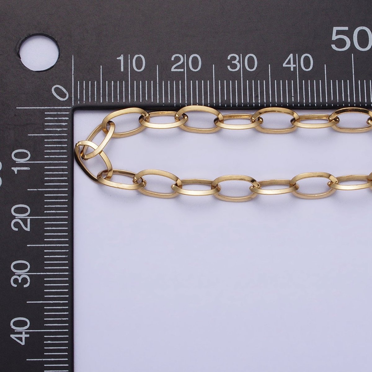 Stainless Steel 5mm Cable Tarnish-Free Unfinished by Chain in Gold &amp; Silver | ROLL-1356 ROLL-1357 Clearance Pricing