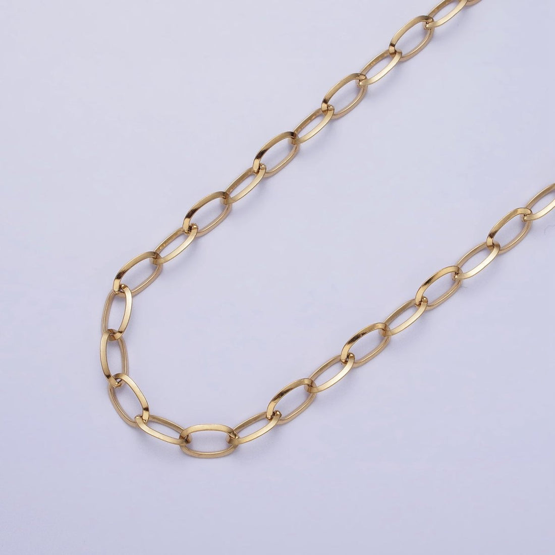 Stainless Steel 5mm Cable Tarnish-Free Unfinished by Chain in Gold &amp; Silver | ROLL-1356 ROLL-1357 Clearance Pricing