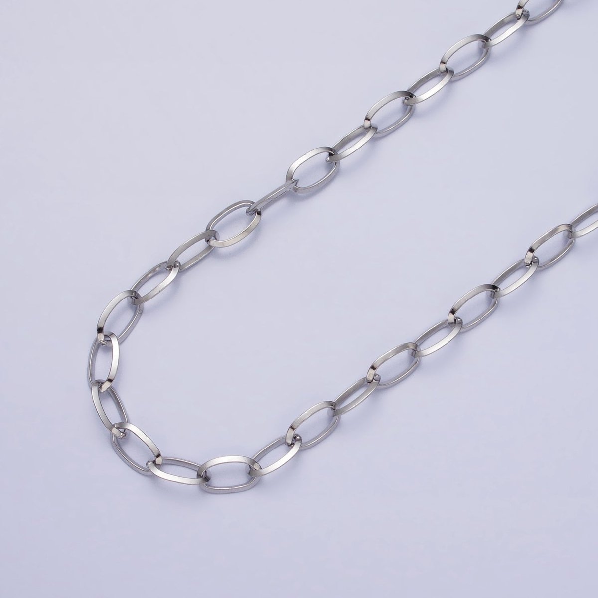 Stainless Steel 5mm Cable Tarnish-Free Unfinished by Chain in Gold &amp; Silver | ROLL-1356 ROLL-1357 Clearance Pricing