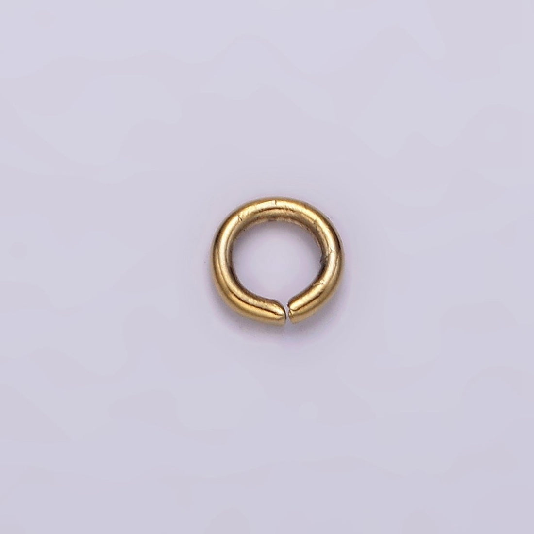 Stainless Steel 5mm x 1mm Jump Ring Pack Jewelry Making Findings Supply in Gold &amp; Silver | Z587 Z588
