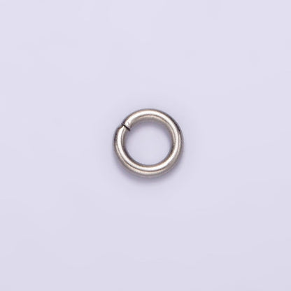 Stainless Steel 5mm x 1mm Jump Ring Pack Jewelry Making Findings Supply in Gold &amp; Silver | Z587 Z588