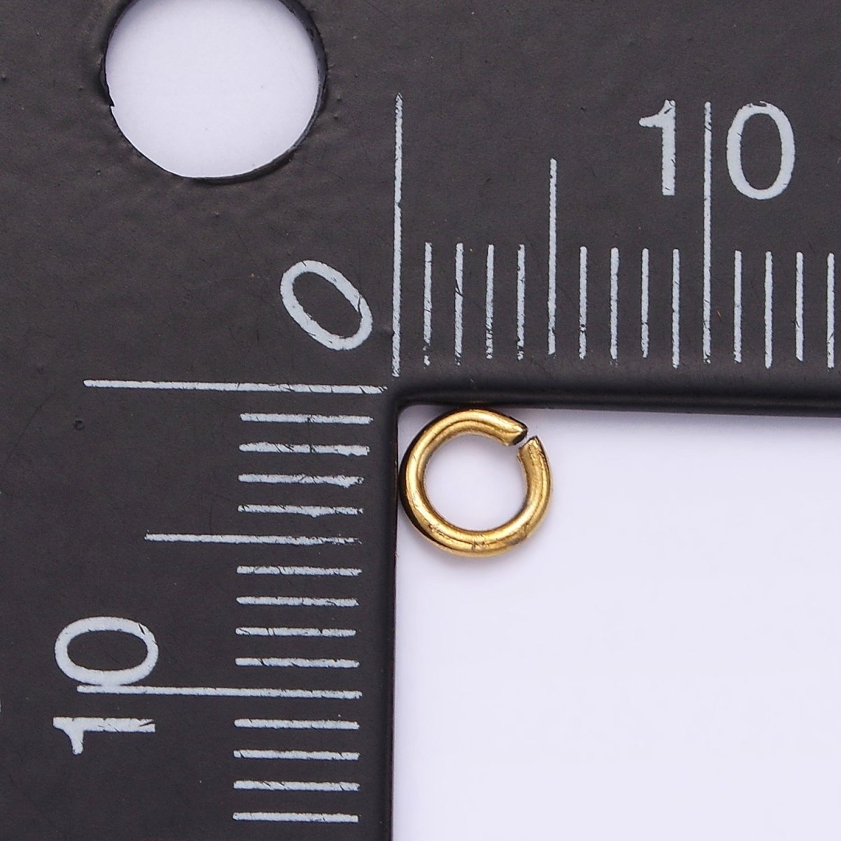 Stainless Steel 5mm x 1mm Jump Ring Pack Jewelry Making Findings Supply in Gold &amp; Silver | Z587 Z588