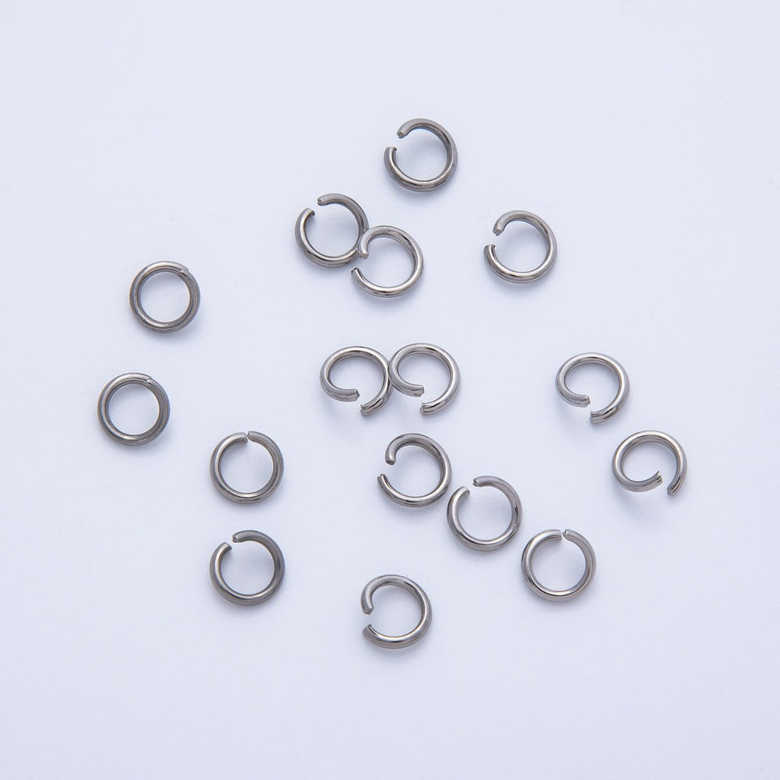 Stainless Steel 6mm x 1mm Jump Ring Findings by 10 Pieces | Findings-00059