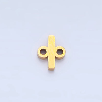 Stainless Steel 8mm A-Z Alphabet Letter Initial Minimalist Connector | A1604 - A1616