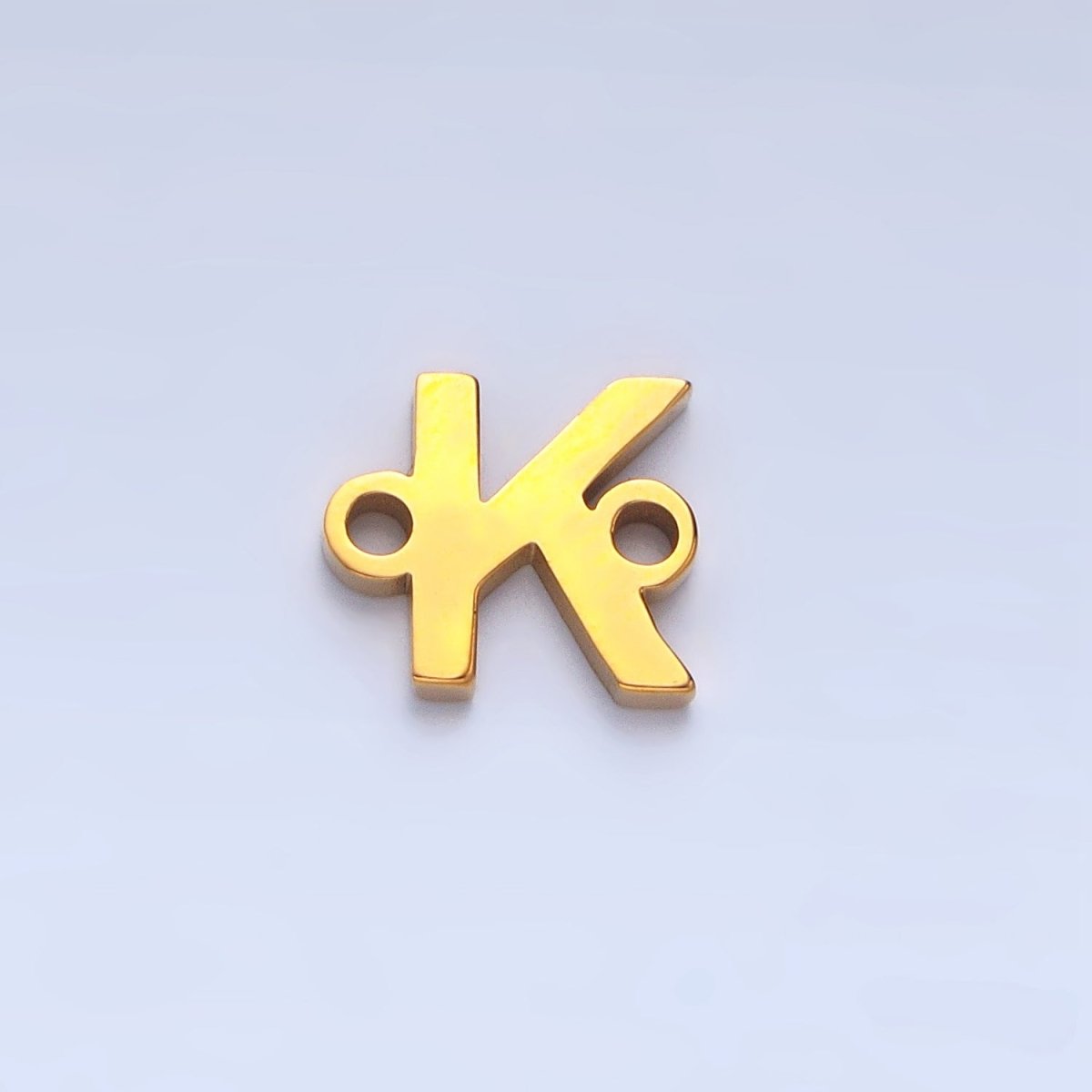 Stainless Steel 8mm A-Z Alphabet Letter Initial Minimalist Connector | A1604 - A1616