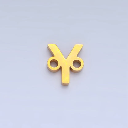 Stainless Steel 8mm A-Z Alphabet Letter Initial Minimalist Connector | A1604 - A1616