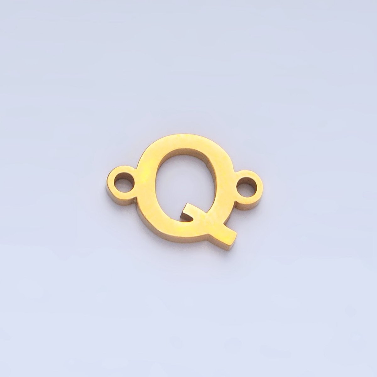 Stainless Steel 8mm A-Z Alphabet Letter Initial Minimalist Connector | A1604 - A1616