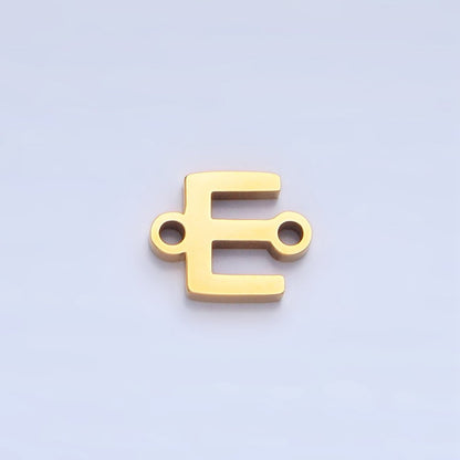 Stainless Steel 8mm A-Z Alphabet Letter Initial Minimalist Connector | A1604 - A1616