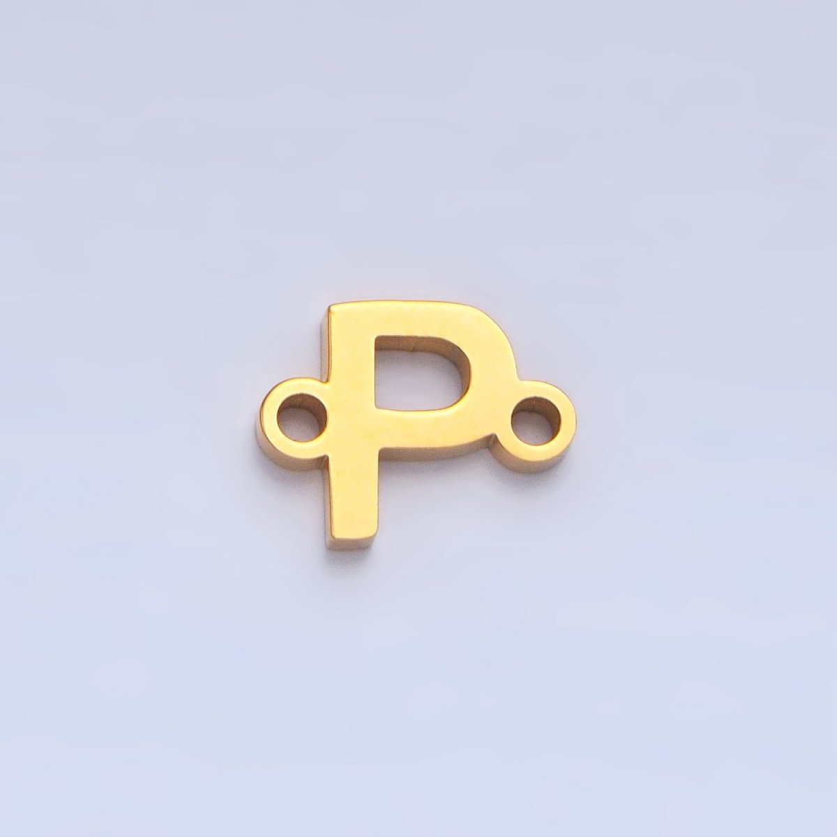 Stainless Steel 8mm A-Z Alphabet Letter Initial Minimalist Connector | A1604 - A1616