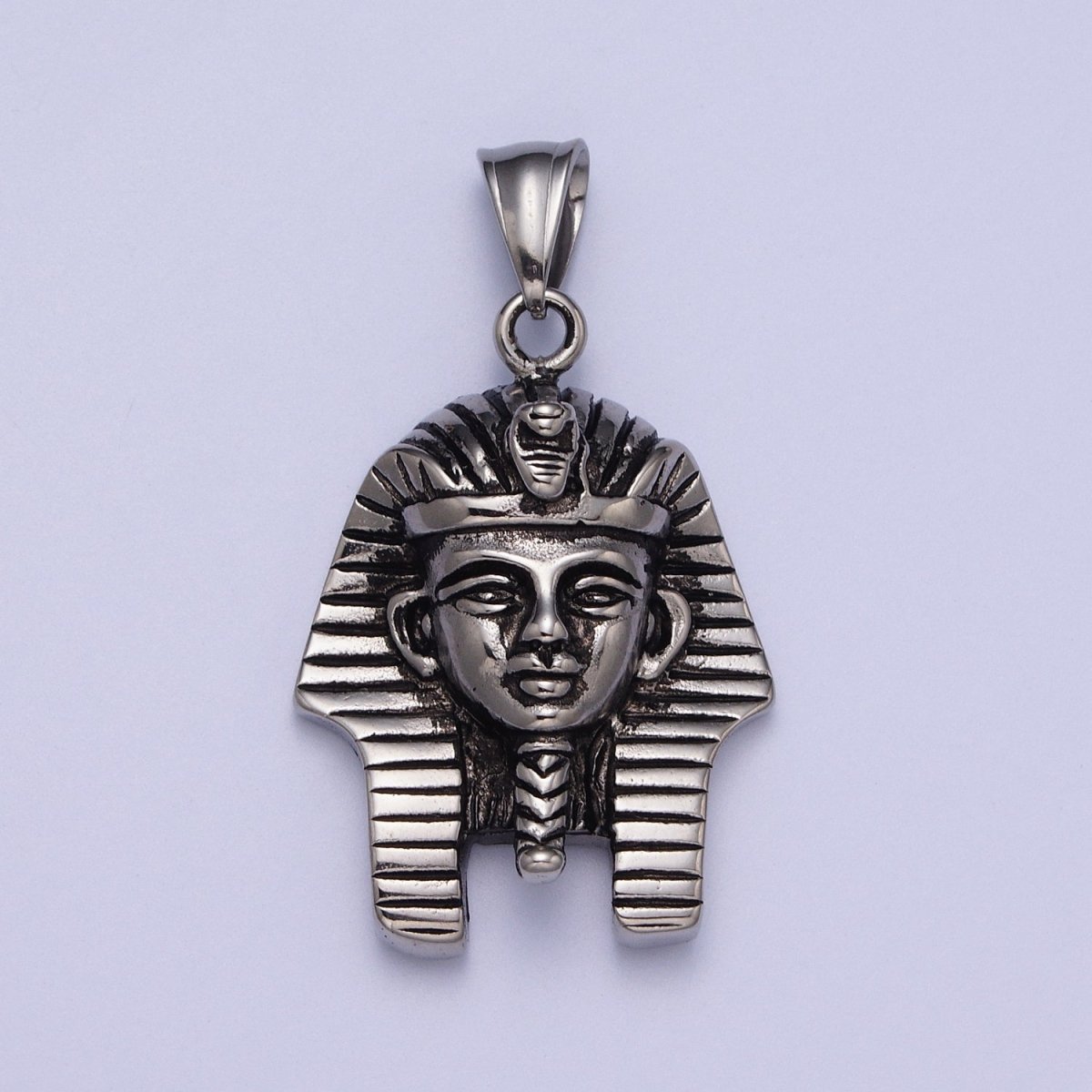 Stainless Steel Ancient Egyptian Pharaoh King Mummy Pendant in Gold &amp; Silver J-448 J-451