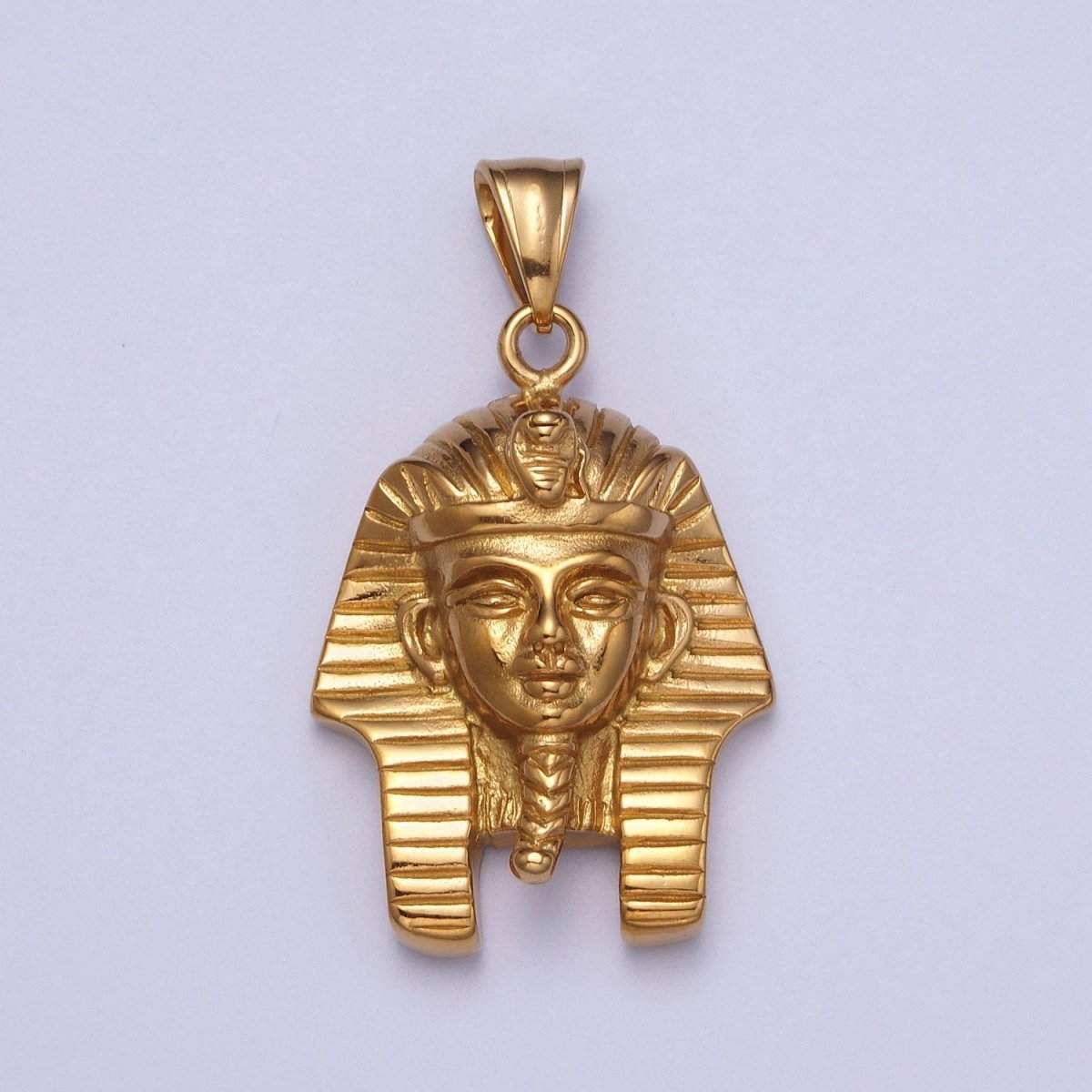Stainless Steel Ancient Egyptian Pharaoh King Mummy Pendant in Gold &amp; Silver J-448 J-451