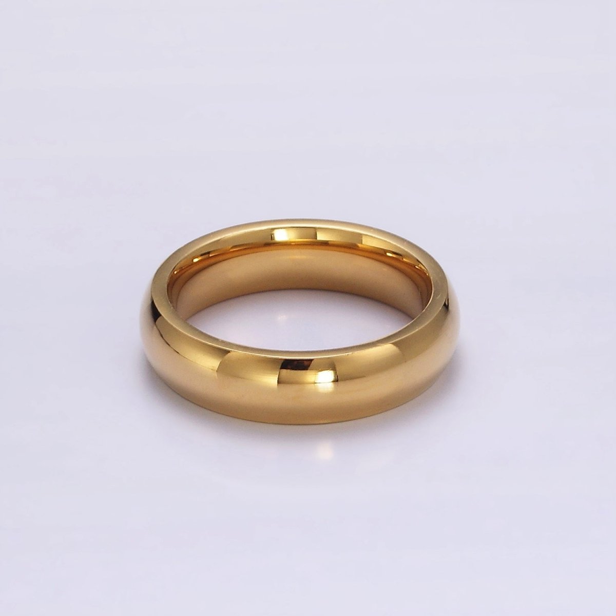 Stainless Steel Band Minimalist Ring in Gold &amp; Silver | O1204, O1207