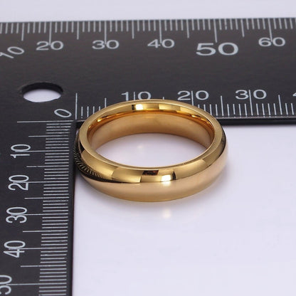 Stainless Steel Band Minimalist Ring in Gold &amp; Silver | O1204, O1207