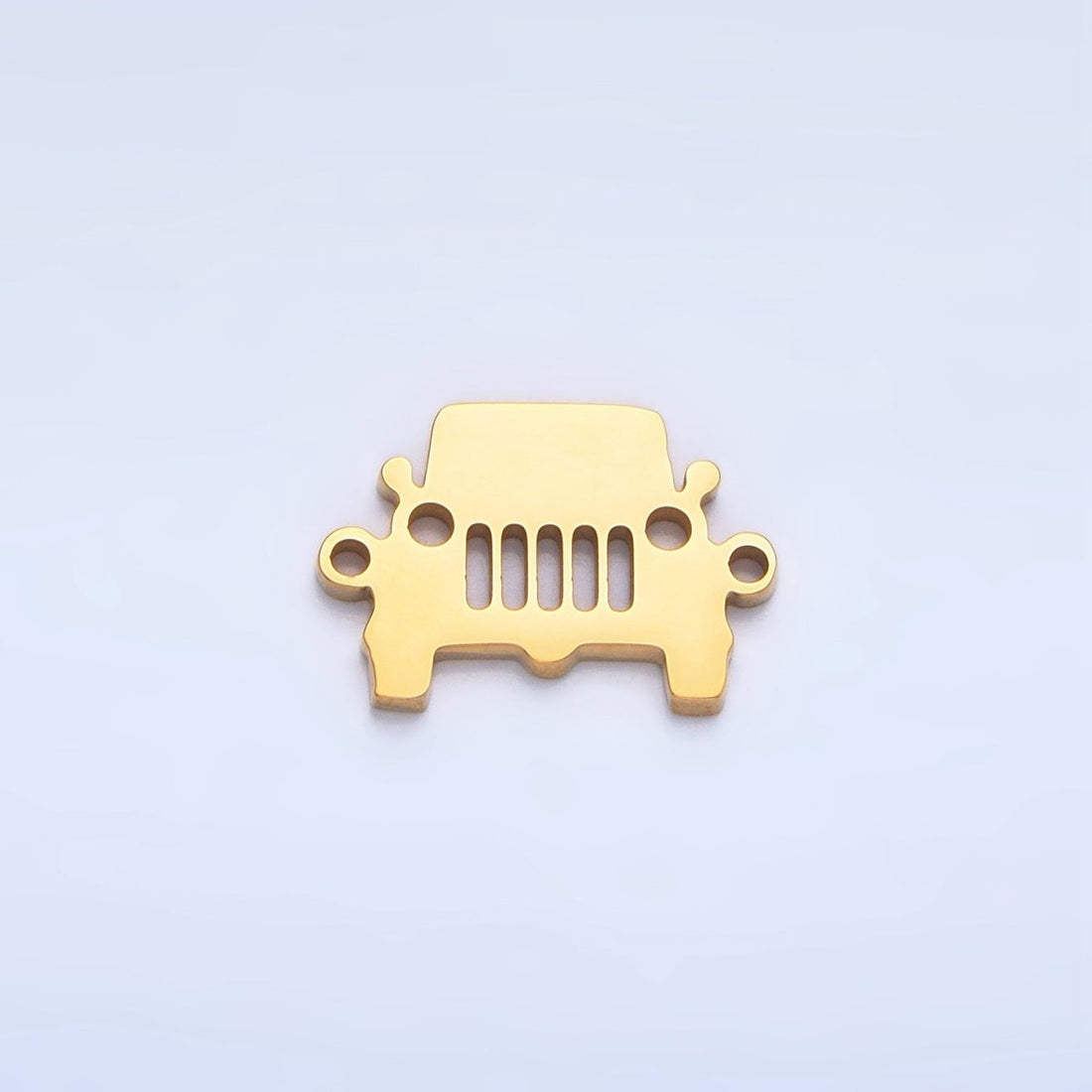 Stainless Steel Car Vehicle Charm Connector in Gold &amp; Silver | G-464